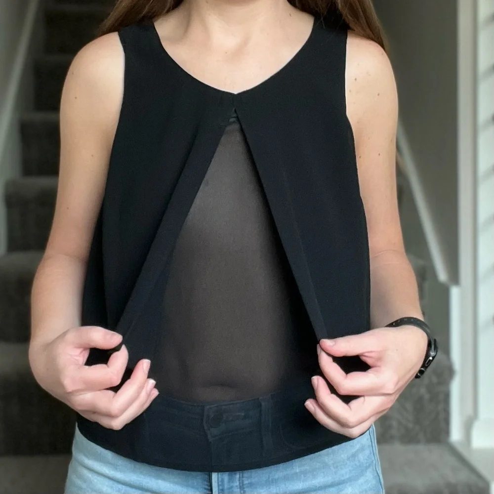 H&M Black Tiered Dress Tank - Picture 3 of 7